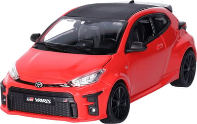 Maisto modelauto/speelgoedauto Toyota Yaris - rood - schaal 1:24 - modelauto - speelgoed