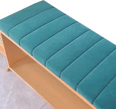 Tuinbankkussen - Zitkussen - Comfortabel Zitten - Afneembare hoes - 160x50cm - Blauw