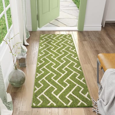 Famanu Deurmatten voor Binnen, 50x120cm, Antislip Achterkant,Vuilvangmat,Absorberende Antislipdeurmat voor Ingang,Binnen,Keuken,Voordeur,Huisdieren en Tuin (Sage Green)