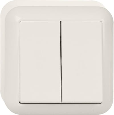 Schneider - Opbouw Serieschakelaar - Polarwit - Simpel design- 381504