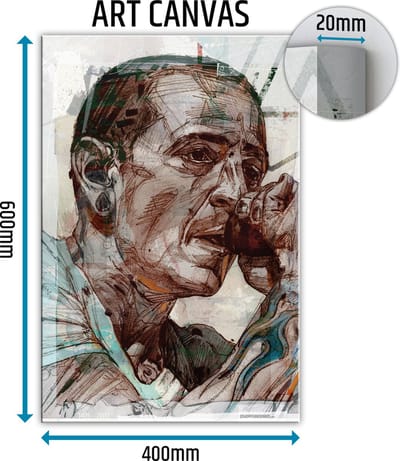 Chester Bennington canvas schilderij 40x60 cm