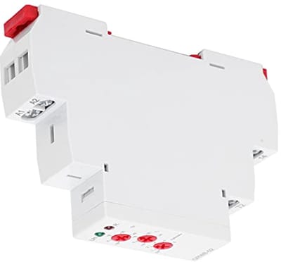 GRW8-02 Temperatuurregelrelais met sonde: Installatie van de 35 mm rail: AC/DC 24 V-240 V: Verwarming/koelmodus: groot bereik temperatuurregeling