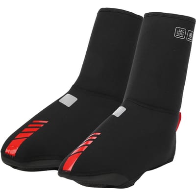 Verdikte Fietsschoenhoes Beschermer voor Fietsen Winddicht Waterdicht Fleece Houd Warm L black