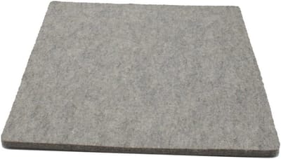 Strijkmat - Vilt kussen - Kreukels verwijderen - Hittebestendig materiaal - 23x23 cm - Grijs