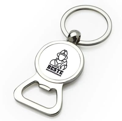Akyol - beste brandweerman flesopener - Beste brandweerman - collega - cadeau - 9 bij 3 cm