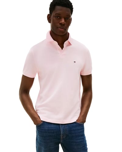 Polo Shirt Korte Mouw Tommy Hilfiger MW0MW17770 RBT REG POLO-TPB PINK LILY
