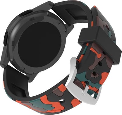 watchbands-shop.nl bandje - Samsung Galaxy Watch (46mm)/Gear S3 - OranjeZwart