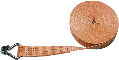 Sjorband Set - Spanband met Haak - Veilig Transport - 4000 kg Trekkracht - 50 mm Breed - Oranje