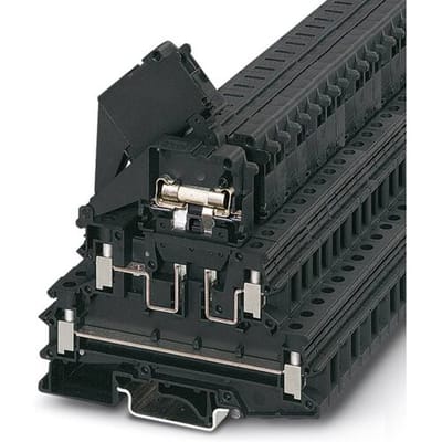 Phoenix Contact 3007204 Zekering-serieklem 8.2 mm Schroeven Zwart 50 stuk(s)