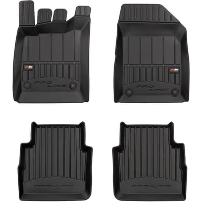 Frogum No.77 Automat / Vloermat - 3D Pasvorm - Geschikt voor Opel Signum 2003-2008 - TPE Rubber - 4-delig - Hoge Rand 6cm - Zwart