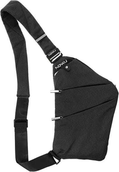 Lichte en Draagbare Schoudertas voor Mannen en Vrouwen, Ideaal voor Outdoor, Sport en Reizen, 31 x 20 x 1 cm