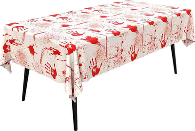 Halloween Tafelkleed Halloween Decoratie Halloween Versiering Tafel Decoratie Tafellaken Bloed 137*183 Cm – 1 Stuk