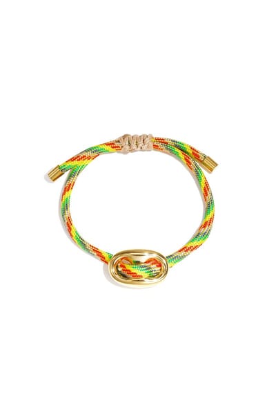 Armband met knop detail - Willekeurige mix - Verkleurt niet - Cadeau - Goudlief.nl