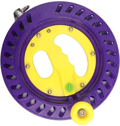 Dailygoods- Vliegerlijnopwinder 22 Cm - Schokbestendig - Duurzaam ABS-kunststof - Handig lijnbeheer - Professionele lijnspoel - Efficiënt ontwerp - Lijnhaspel