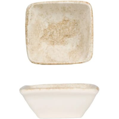 Bonna Serveerschaal - Nacrous - Porselein - 8x8.5 cm - set van 2