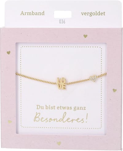 Depesche LOVE Gold speelgoed cadeau - liefdevol design.