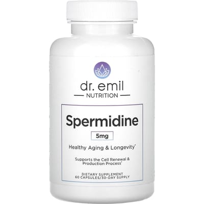 Dr. Emil Nutrition, Spermidine, 5 mg, 60 capsules (2.5mg per capsule)