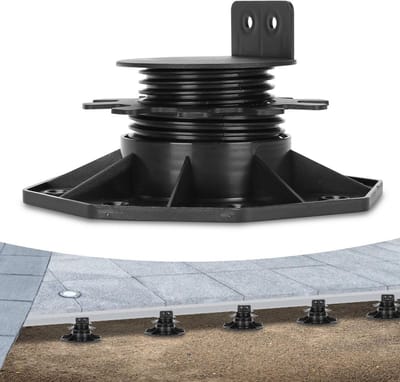 Verstelbare Terrasdragers 50 Stuks Hoogte 30-60 mm voor Terrasplaten en Onderbouw