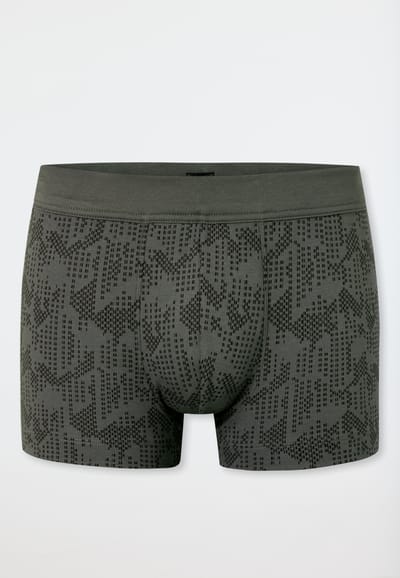 Schiesser – Fine Interlock - Short – 183180 – Dark Green – Maat M