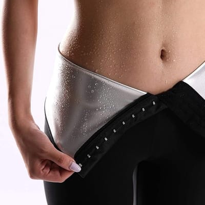 Sauna Zweetbroek Leggings Saunabroek Saunapak Shapewear Broek Boksen Trainingspak Taille Trainer Shaper Sweatsuit Oefening Fitness Gym Vrouwen