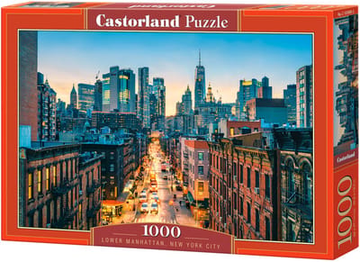 Castorland Lower Manhattan – Puzzel – 1000 stukjes – Satijnen afwerking – Perfecte pasvorm – Europese kwaliteit
