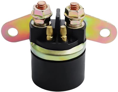 Startrelais - Motoronderdeel - Motor Starten - Hoge Betrouwbaarheid - 12 Volt - Zwart