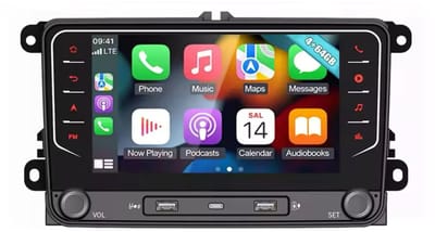 Navigatiesysteem auto met scherm - autoradio geschikt voor CarPlay en Android auto - bluetooth radio - geschikt voor Volkswagen Passat CC 2008-2018