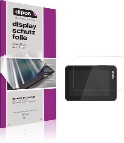 dipos – 4x Beschermfolie geschikt voor SJCAM SJ11 | Krasbestendige & heldere Screenprotector Ultra-Thin
