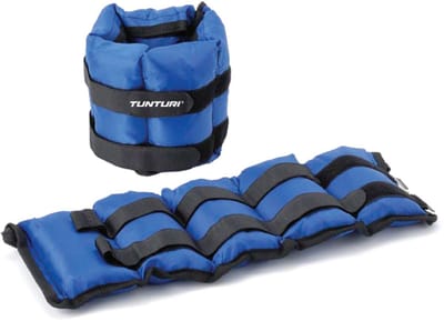Tunturi Variabel Enkelgewichten en Polsgewichten - 2x 2,25 kg - Blauw