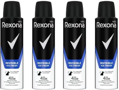 Rexona Deo Spray – Invisible Ice - 4 x 150 ml