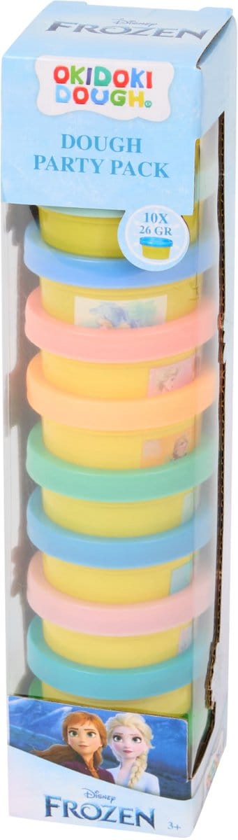Disney Frozen klei pakket – 10 stuks mini klei potjes – 10 x 26 gram – speel klei voor kinderen – knutselen en kleien – creatief speelgoed – cadeau voor jongens en meisjes – Frozen thema – kleiset – uitdeelcadeautje – knutselpakket