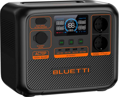 BLUETTI PowerOak AC70P - Portable Power Station - 864Wh