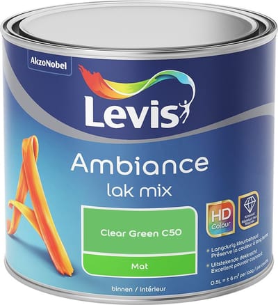 Levis - Ambiance Lak Mat Mix - Clear Green C50 - Mengverf - 0,5 L