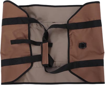 Draagbare Brandhouttas - Houtdrager - Haardhout Vervoeren - Robuuste Oxford Stof - 99x48 cm - Bruin