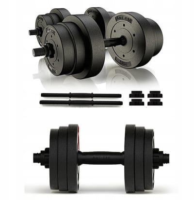 Verstelbare Halsterset 2x10kg - Krachttraining Thuis