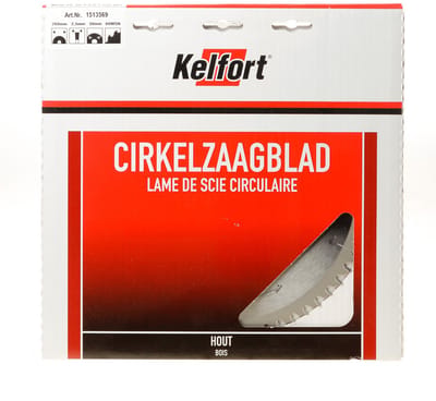Kelfort Cirkelzaagblad hardmetaal 60 tanden WS-KW(NEG) diameter 260 x 2.5 x 30mm