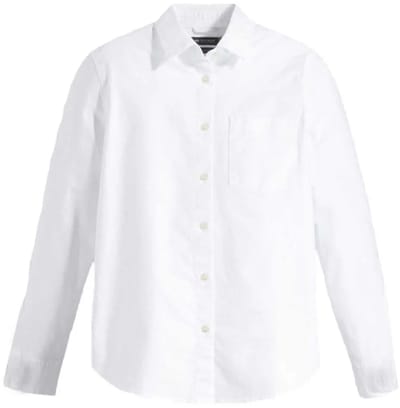 Dockers Original Overhemd Met Lange Mouwen Wit XS Vrouw