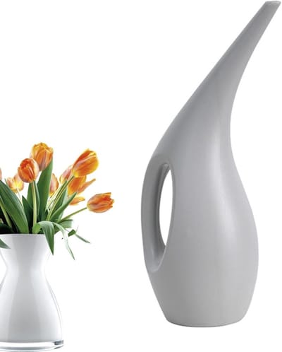 Binnen Gieter - Planten Watergever - Binnen Planten - Lange Nauwe Uitloop - 15.4 x 16.4 cm - Grijs
