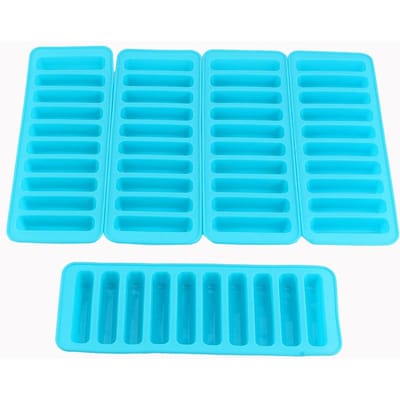 Kleurrijke Cilinder IJsblokjesbak Vriesvorm Fondant Chocoladevorm Maken Silicoon blue