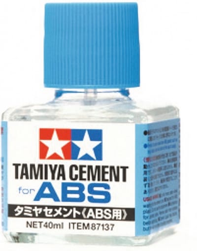 Tamiya Hobbylijm - 87137 ABS Cement with Brush - Lijm - Potje - 40ml Lijm