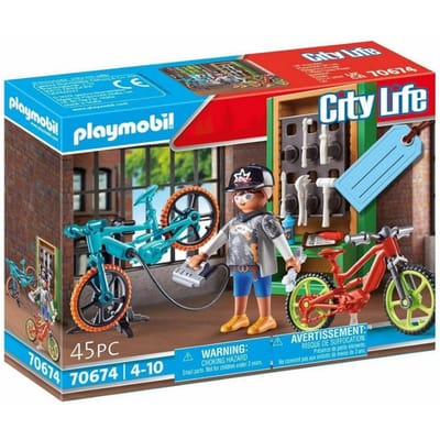 PLAYMOBIL Gift set "E-bike werkplaats" - 70674