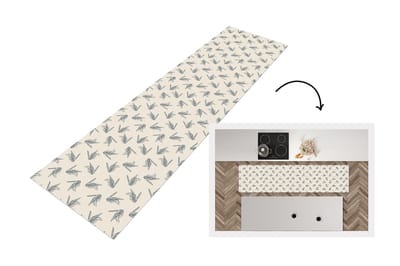 Keukenloper - Loper keuken - Wespen - Patroon - Jaren 50 - 200x50 cm - Keukenloper vinyl