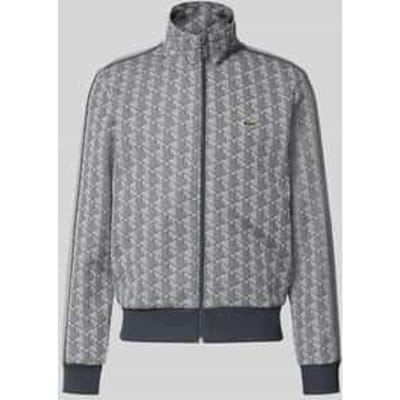 regular fit sweatjack met ritssluiting