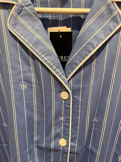 Ralph Lauren, slaapkleed, geweven katoen, M