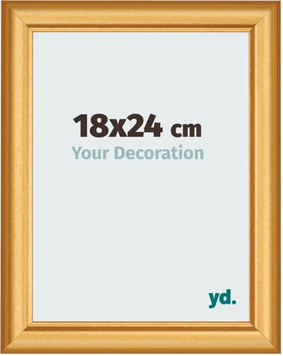 Your Decoration - Fotolijst 18x24 cm - MDF - Goud Mat - Lazio