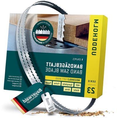 Zaagblad - Bandschijf zaagblad - Hout zagen - Hoogwaardig staal - 2240 x 6 mm - Zilver