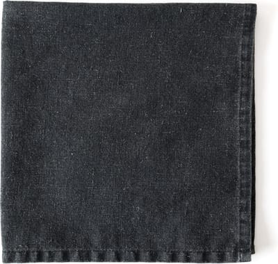 Dutch Rose Linen Servetten katoen en linnen - 45x45cm - Grijs