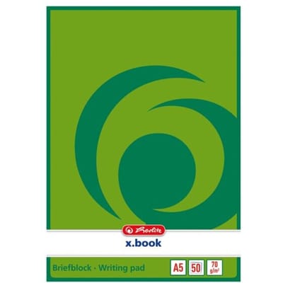 Herlitz 717504 schrijfblok & schrift A5 50 vel Groen