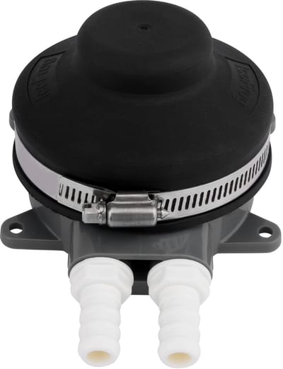 Dailygoody - Voetpomp - Marine Voetwaterpomp - Handbediening - Zwart - Toiletpomp - Geschikt voor Mobiele Toiletten - Efficiënte Zelfaanzuigende Pomp