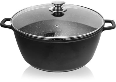 Granieten Anti-aanbak Kookpot met Deksel 32cm 9.7L GRANDE Orion